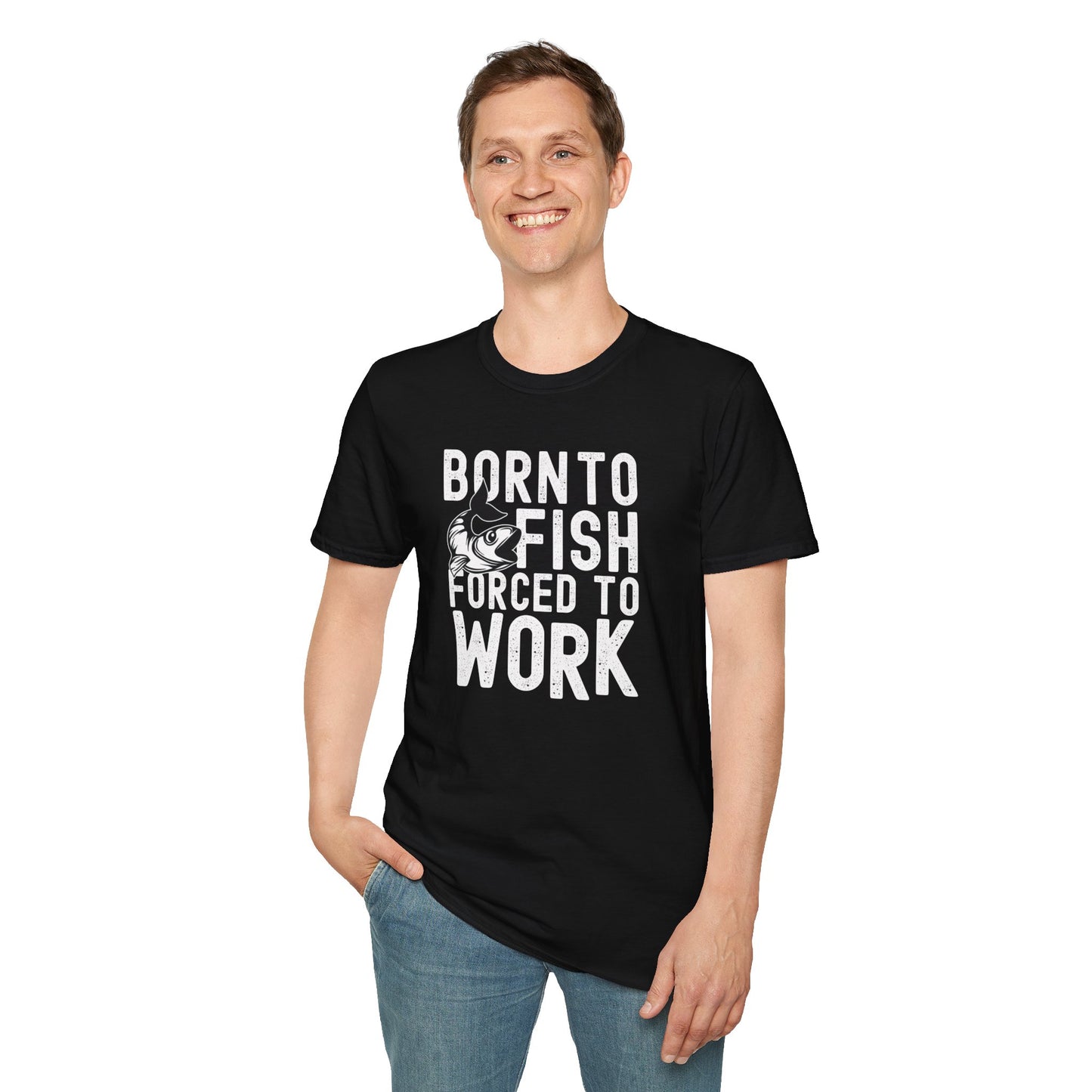 Born To Fish Forced to Work T-Shirts: Embrace Your Passion in Style!