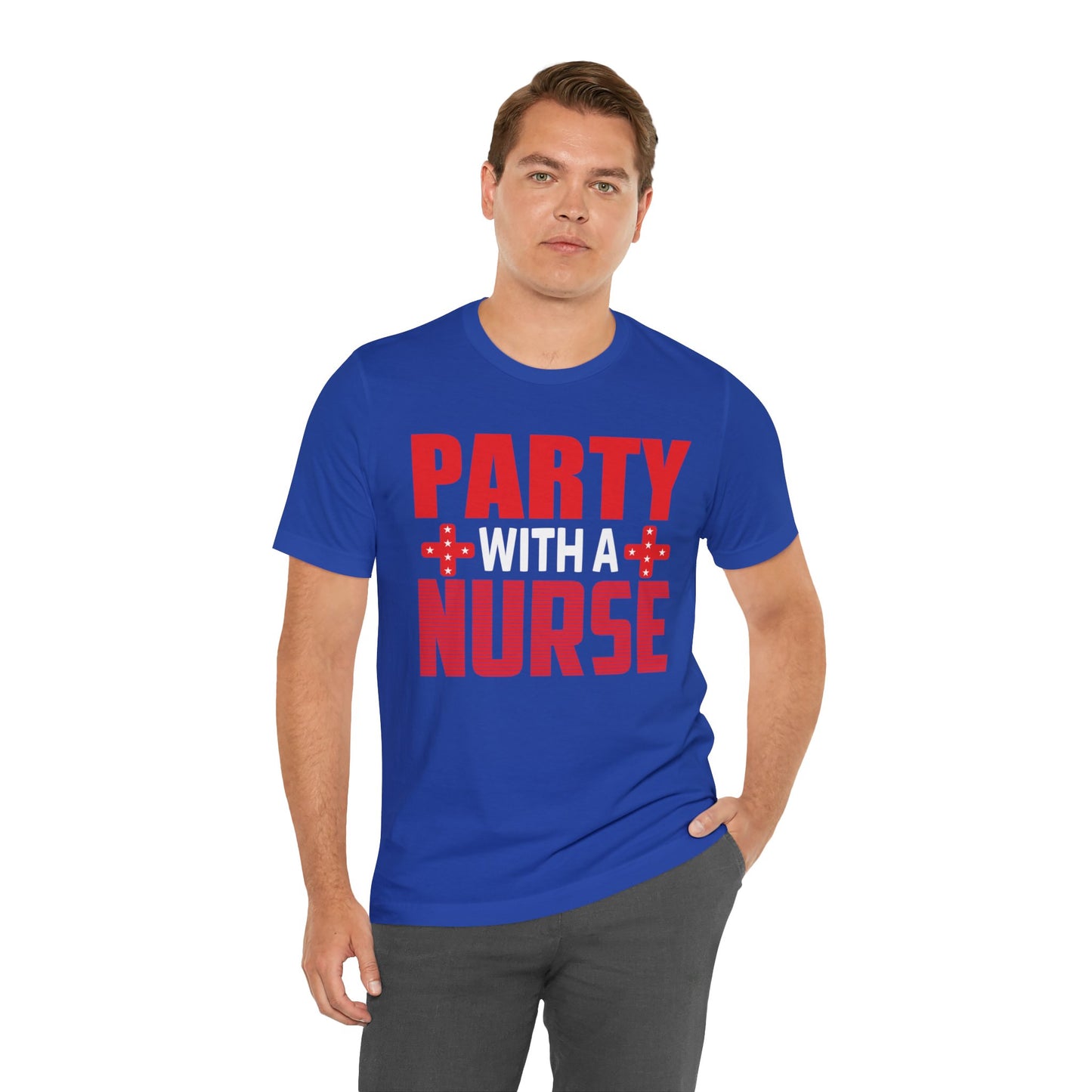 Stylish 'Party With Nurse' T-Shirts - Celebrate in Comfort and Fashion!