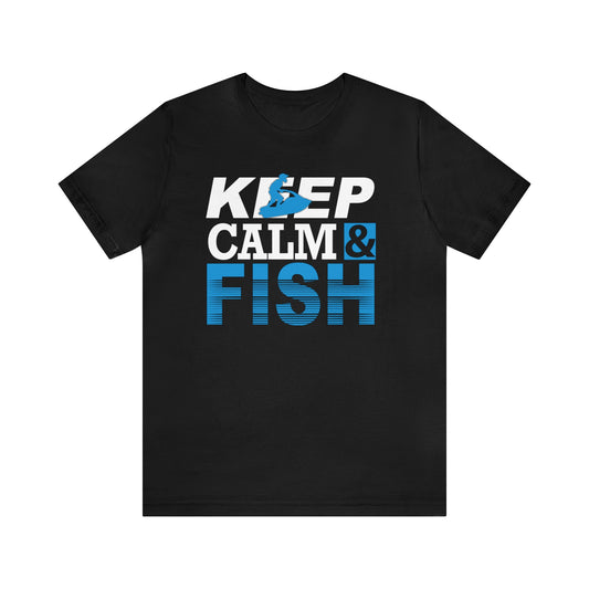 Stay Stylish and Serene with Our Exclusive 'Keep Calm & Fish' Day Shirts