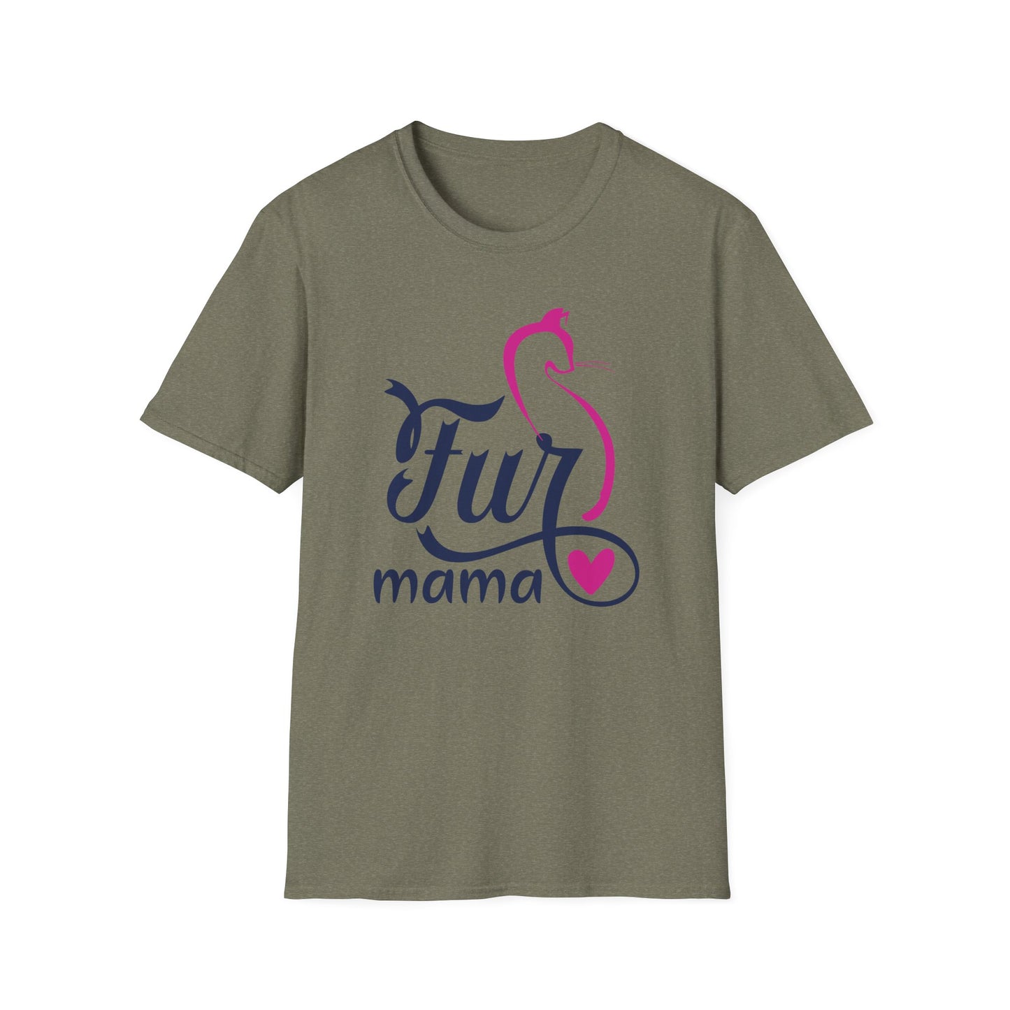 Stylish Fur Mama Cat T-Shirts