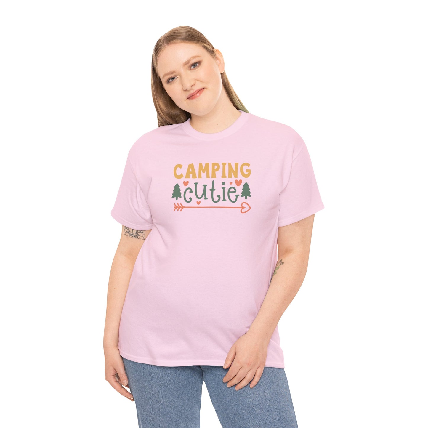 Camping Cutie Adventure in Style with Our Trendy T-shirt!