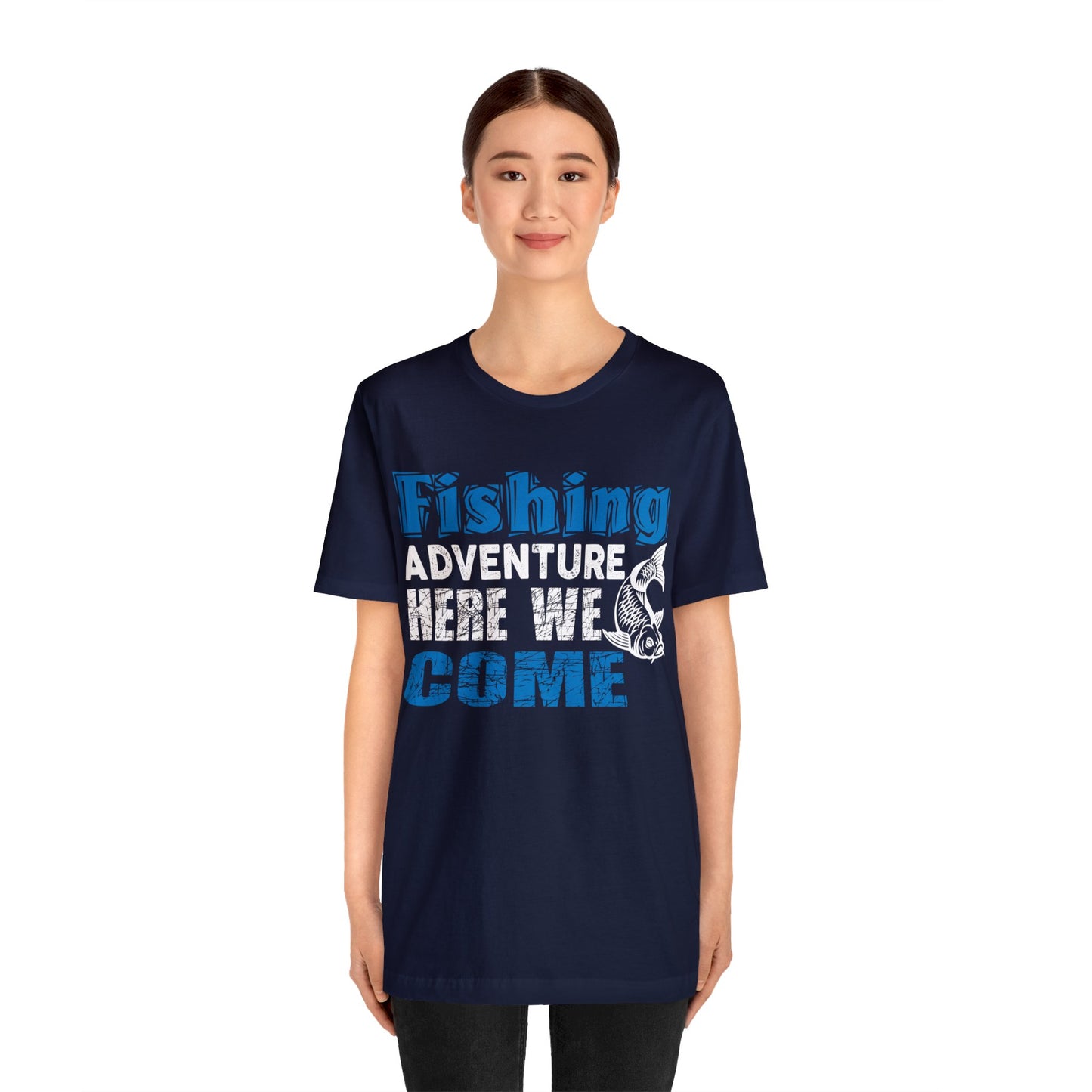 Explore the Waters with Our Exclusive 'Fishing Adventure Here We Come' Day Shirts