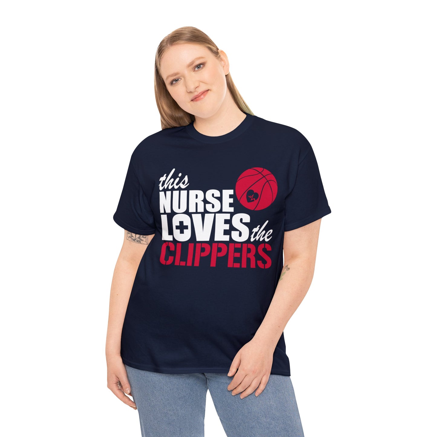 Stylish 'This Nurse Loves the Clippers' T-Shirt