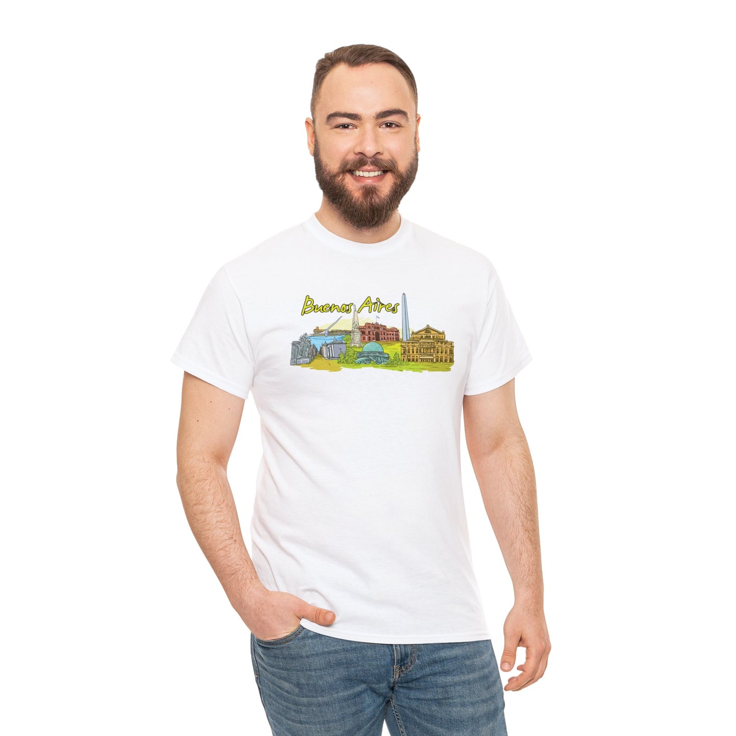 Buenos Aires Vibes: Explore the City in Style with Our Trendy T-Shirt!