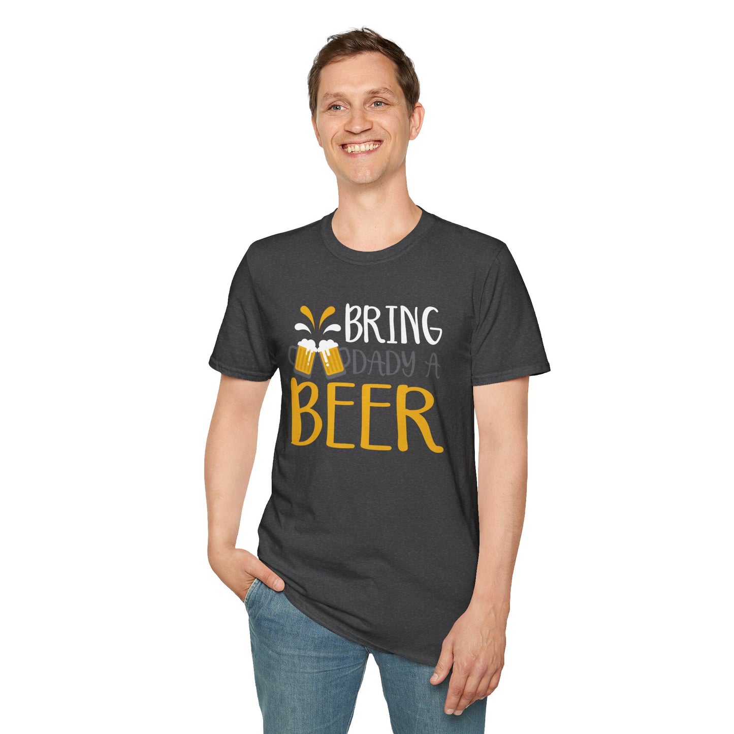 Dad's Favorite Brews: 'Bring Dad a BEER' T-Shirt for the Ultimate Father's Day Gift