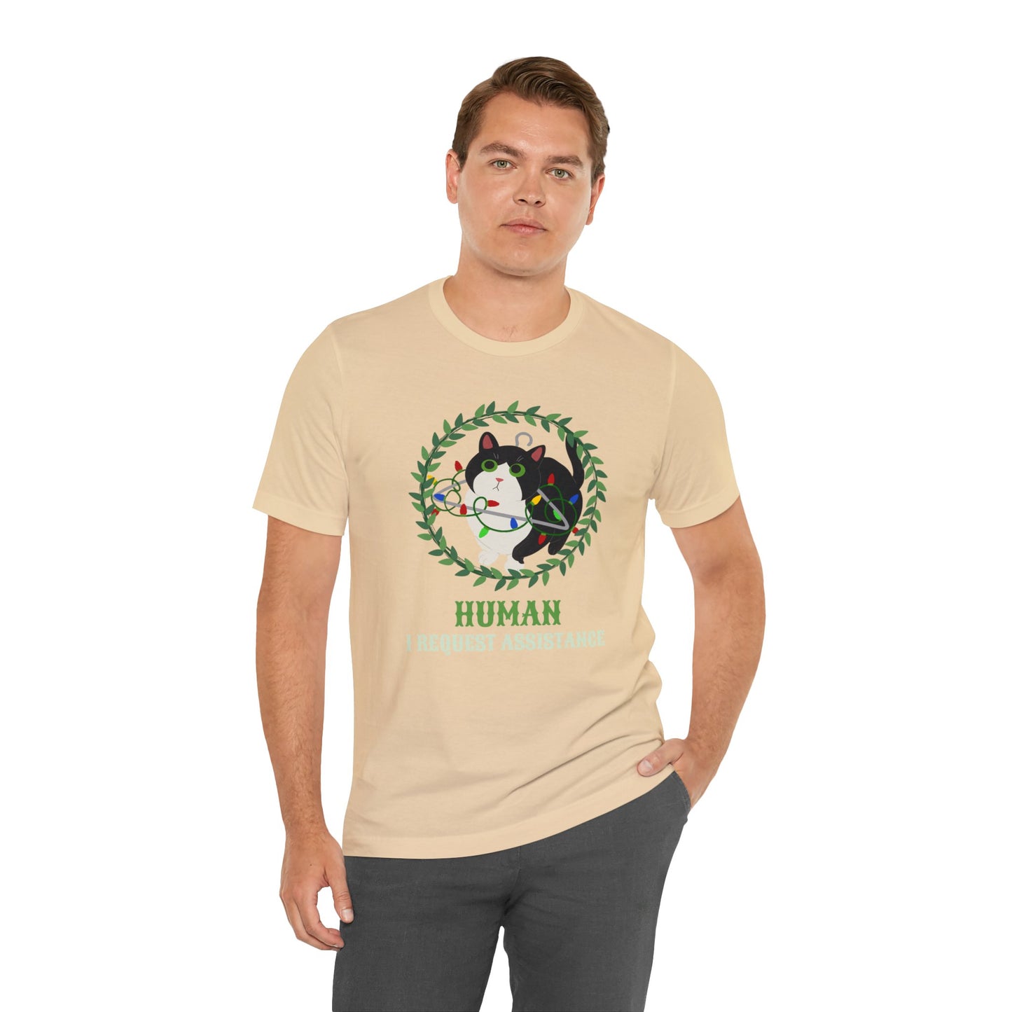 Human I Request Assistance Cat T-Shirts