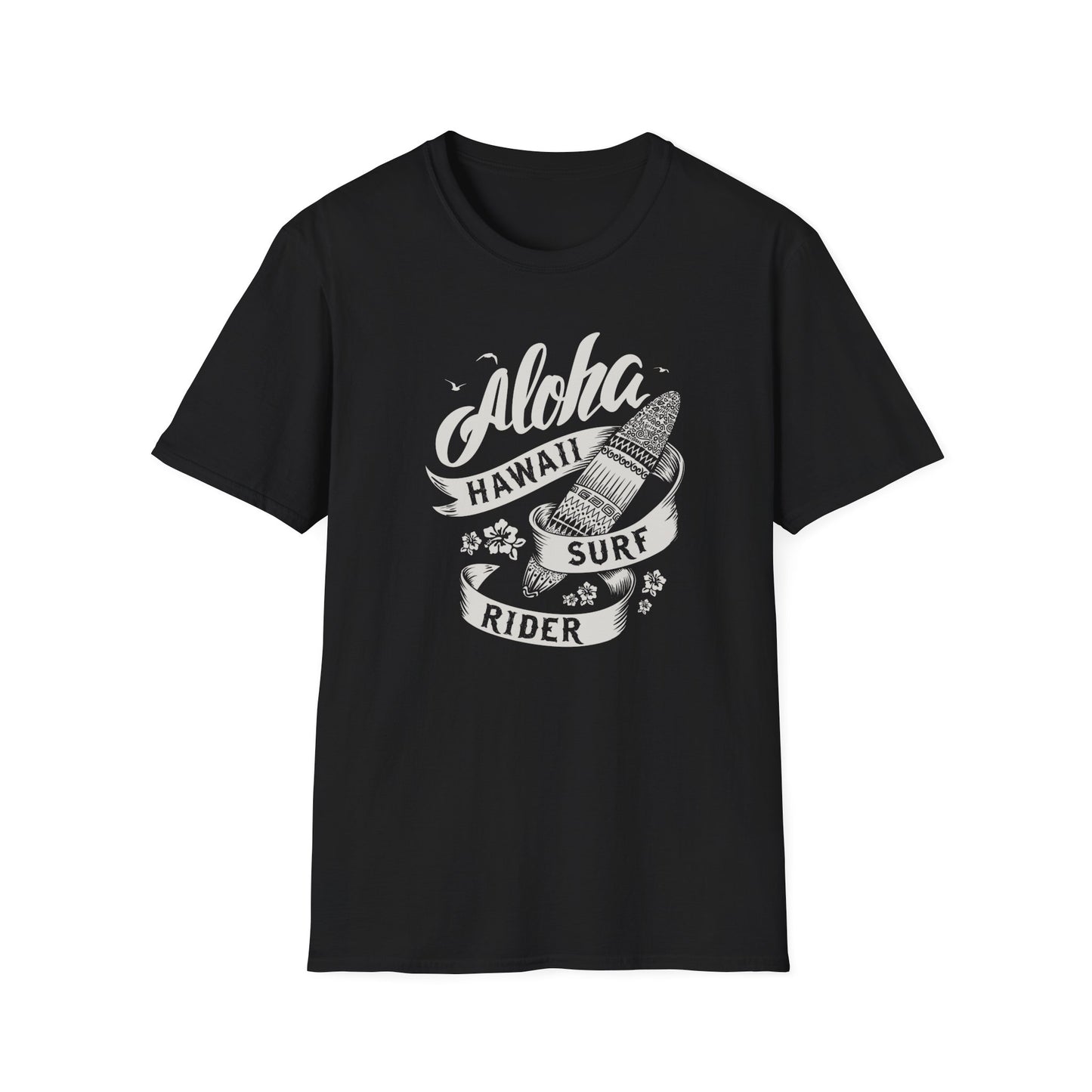 Aloha Hawaii Surf Rider T-Shirt: Ride the Waves in Style