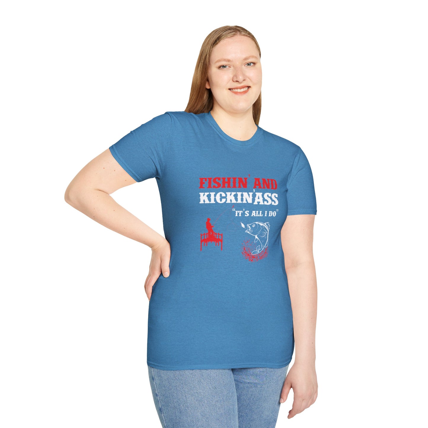 Fishing Kickin' Ass All Day Shirt