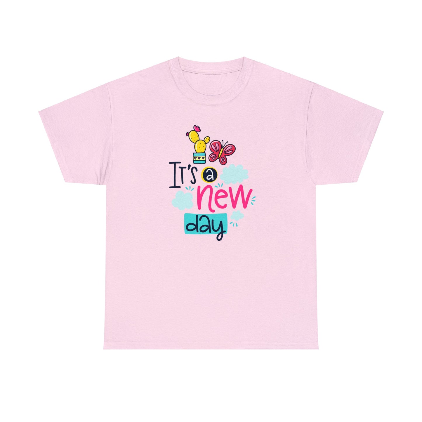 Step into Style: 'It's a New Day' T-Shirts for Fresh Starts & Positive Vibes!