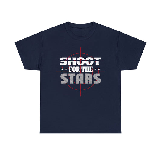 Stylish 'Shoot For the Stars' T-Shirts – Elevate Your Wardrobe with Celestial Charm and Comfort!