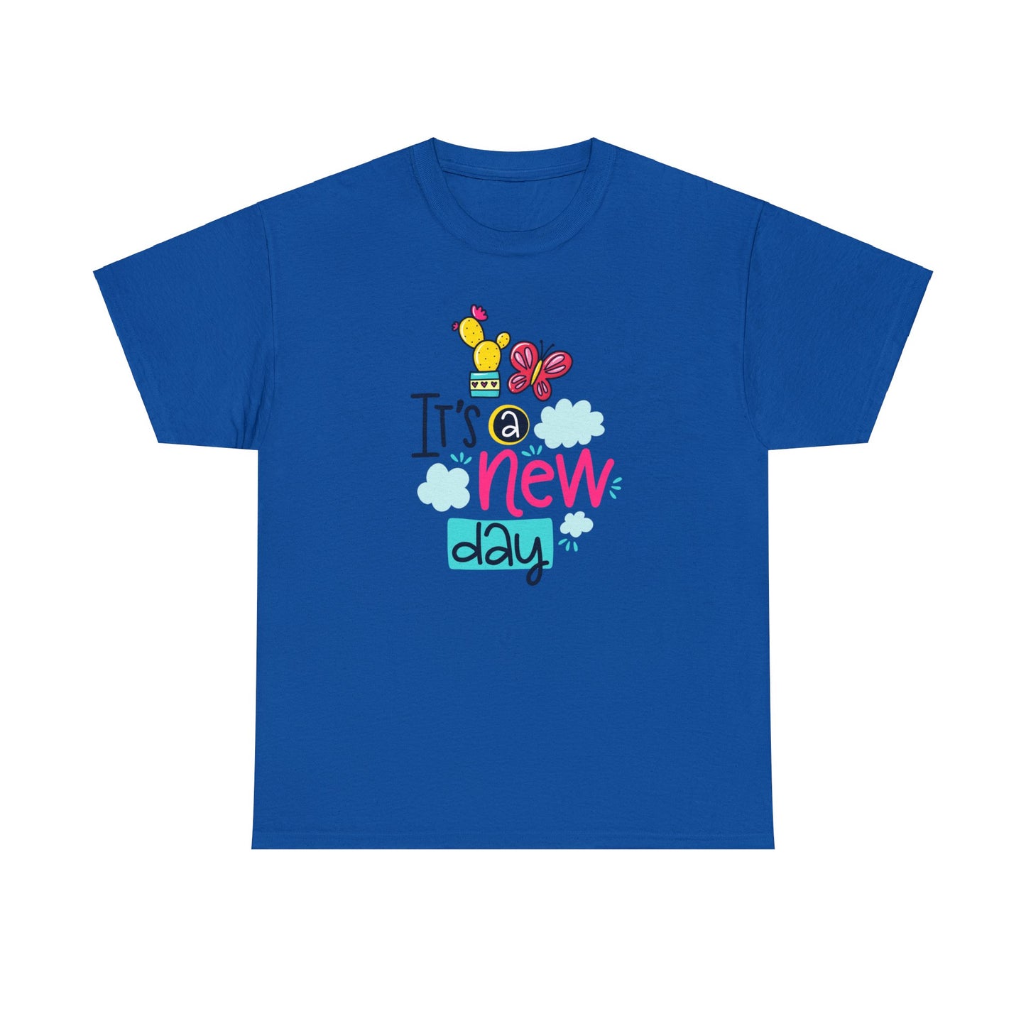 Step into Style: 'It's a New Day' T-Shirts for Fresh Starts & Positive Vibes!