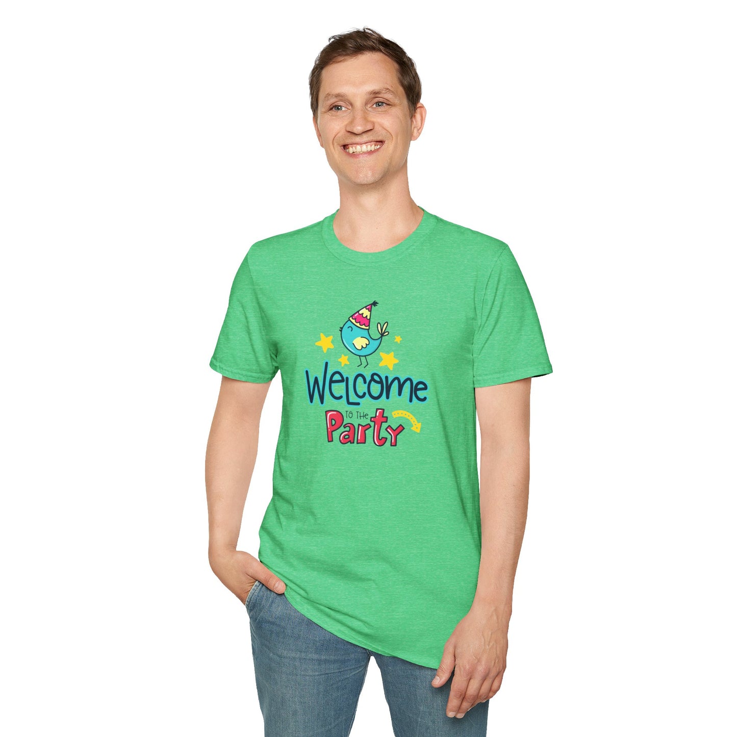 Get the Party Started with Our 'Welcome to the Party' T-Shirts - Shop Now!