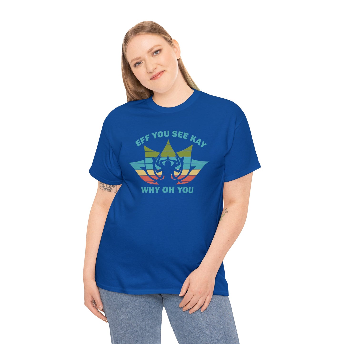Explore Trendy Yoga Lover T-shirts for Ultimate Comfort and Expression! - Unisex Heavy Cotton Tee