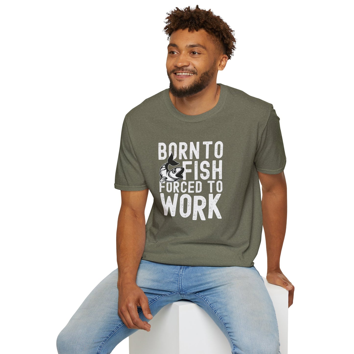 Born To Fish Forced to Work T-Shirts: Embrace Your Passion in Style!