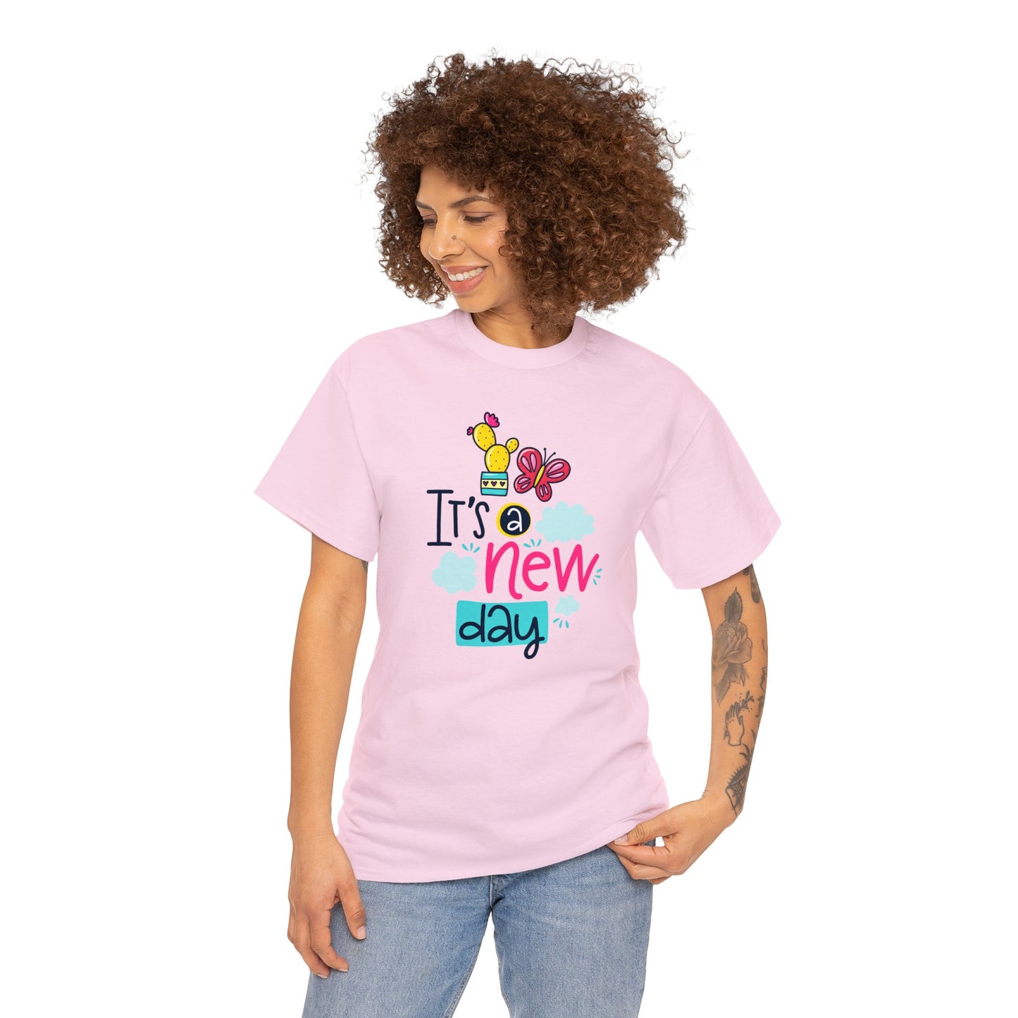 Step into Style: 'It's a New Day' T-Shirts for Fresh Starts & Positive Vibes!