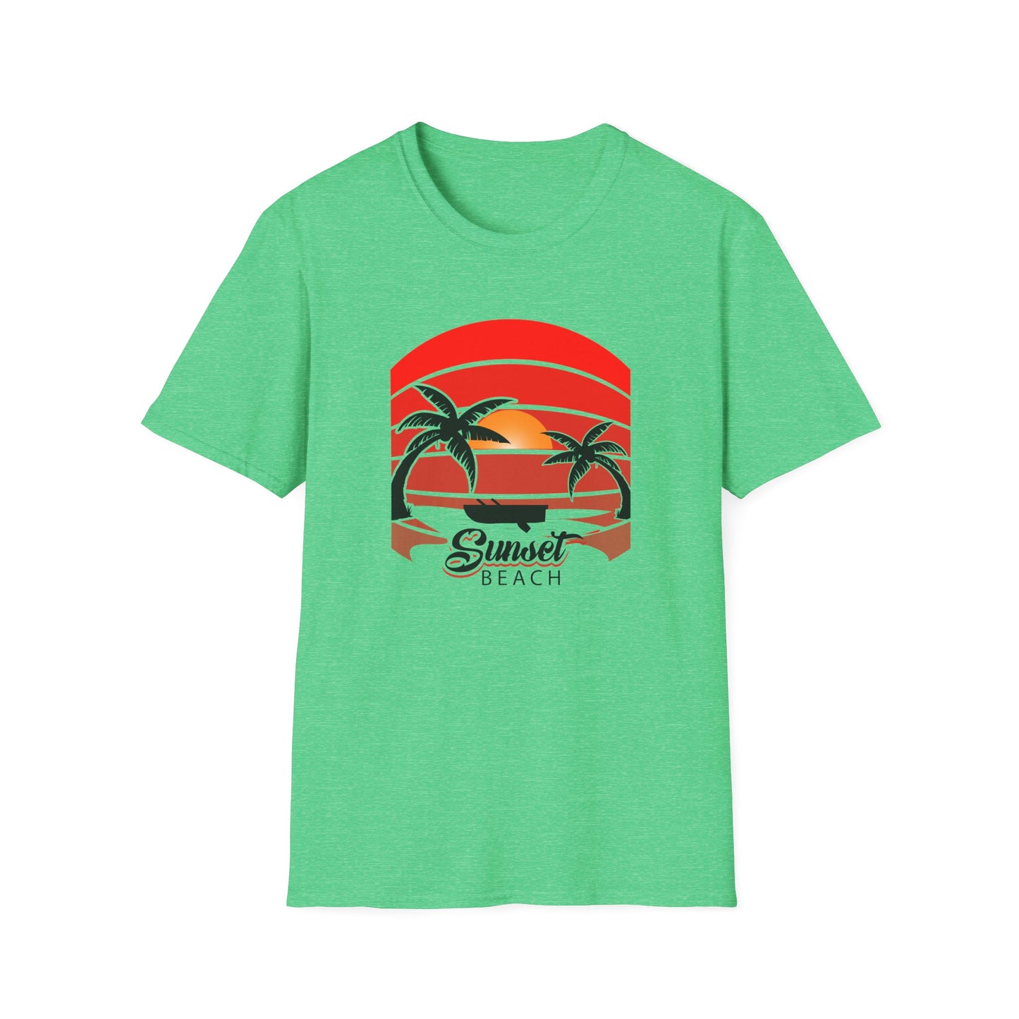 Sunset Beach-Inspired Graphic T-Shirt for a Stylish Coastal Vibe