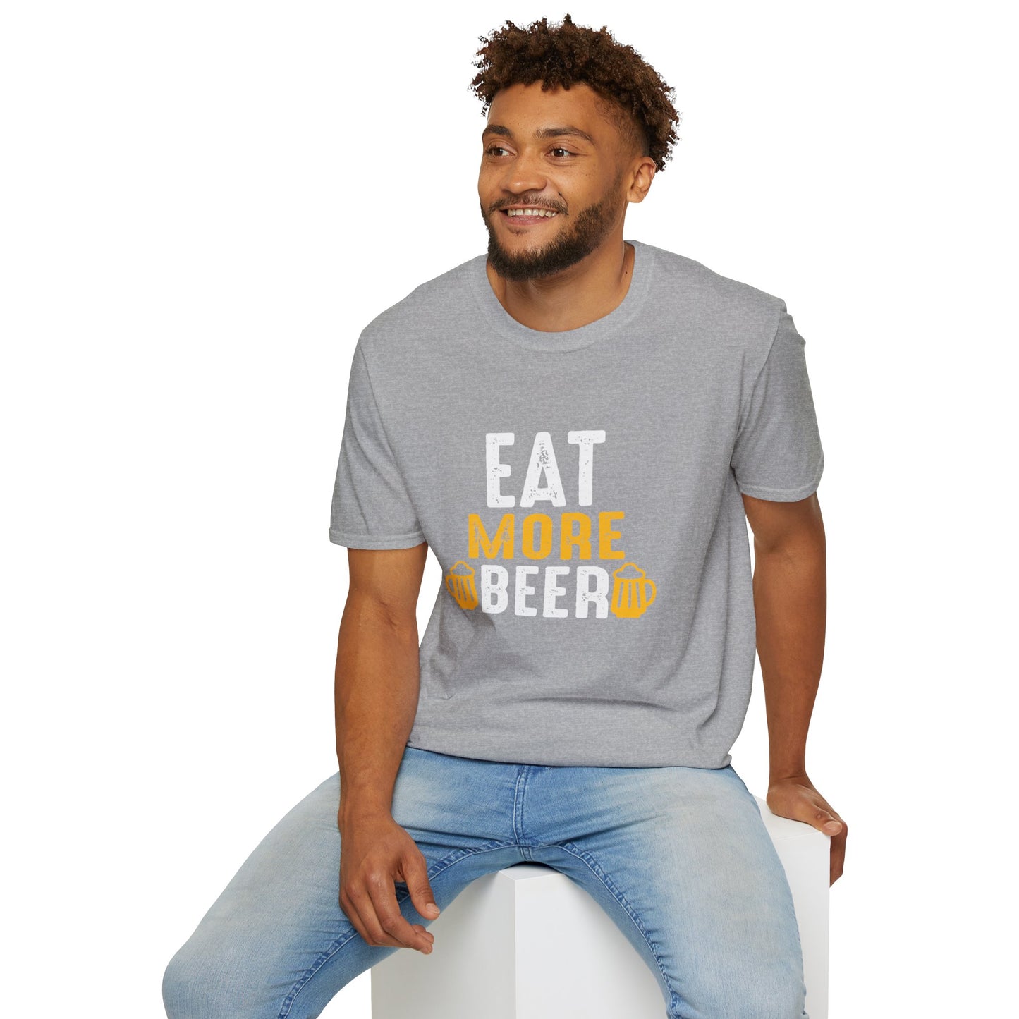 Cheers to Style: Embrace the Brew with Our 'Eat More Beer' T-Shirt