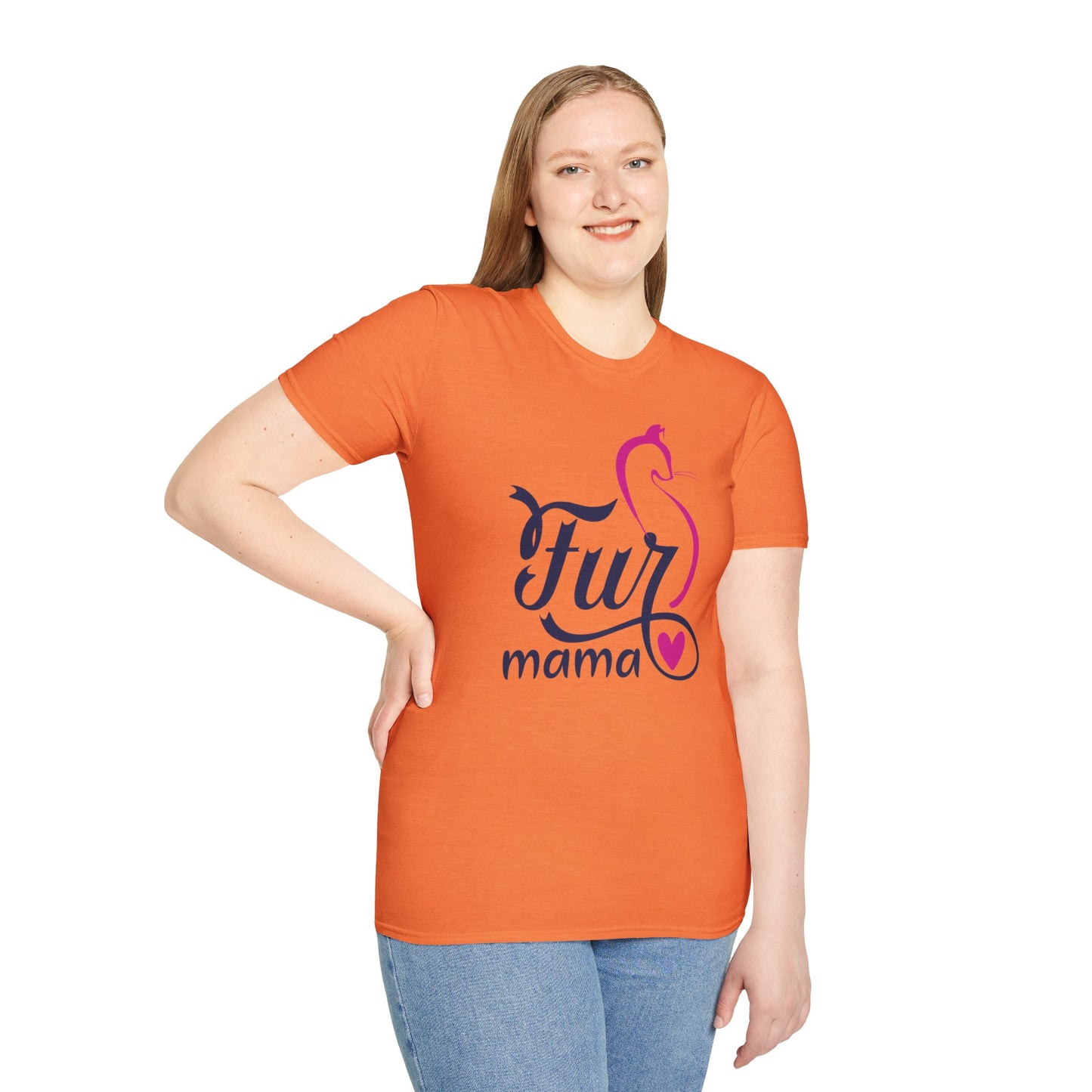 Stylish Fur Mama Cat T-Shirts