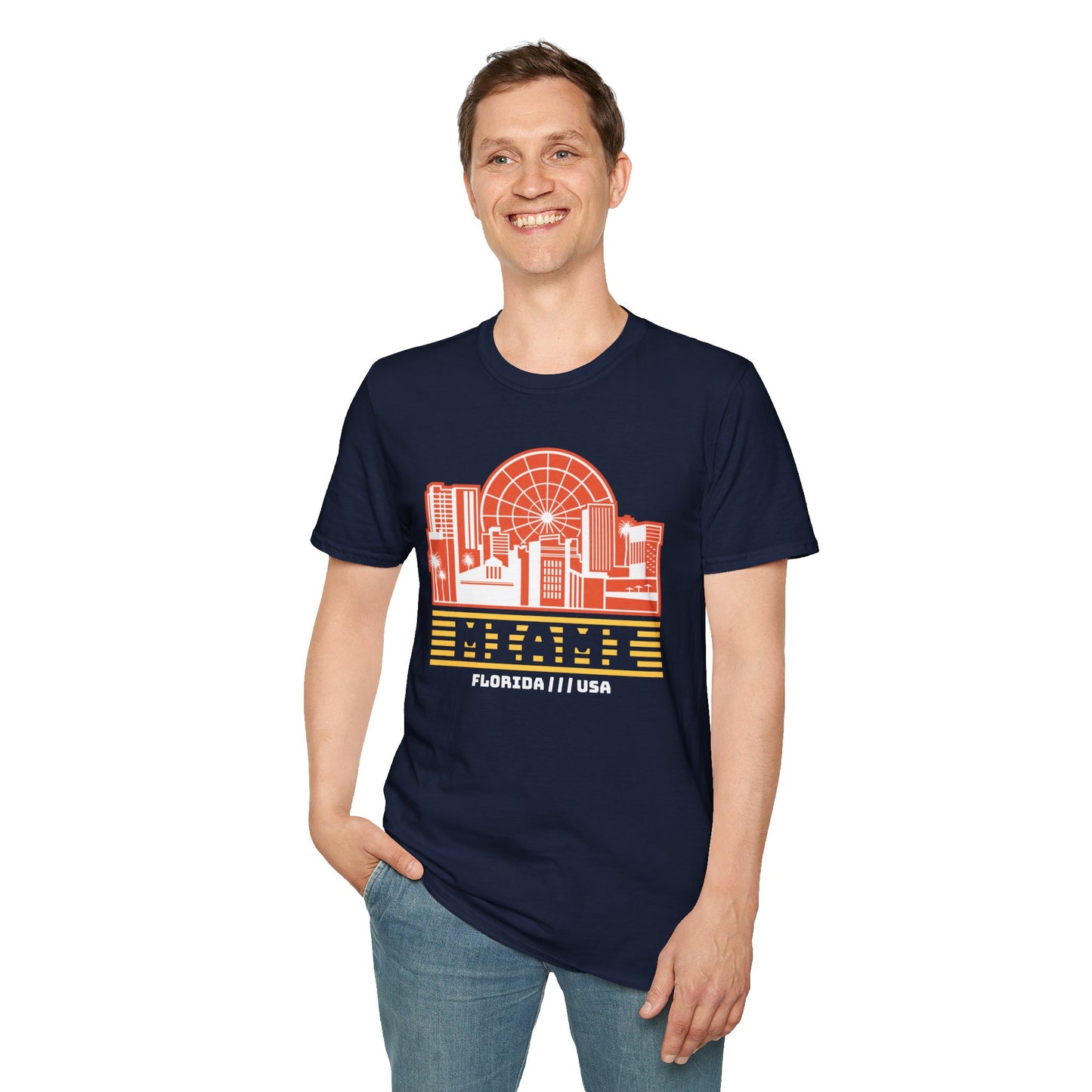 Discover Sunshine State Vibes with Our Stylish Miami Florida T-Shirt