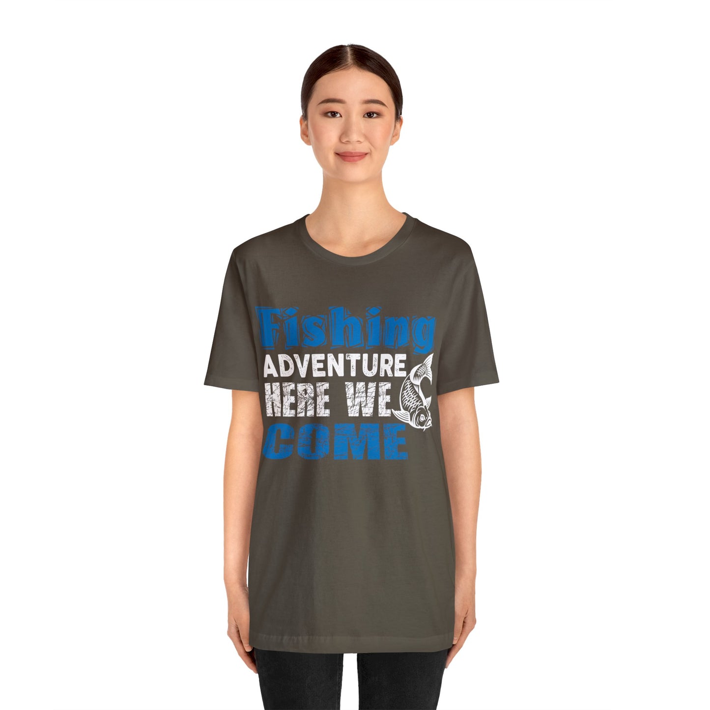 Explore the Waters with Our Exclusive 'Fishing Adventure Here We Come' Day Shirts