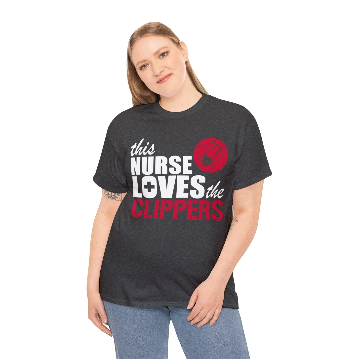 Stylish 'This Nurse Loves the Clippers' T-Shirt