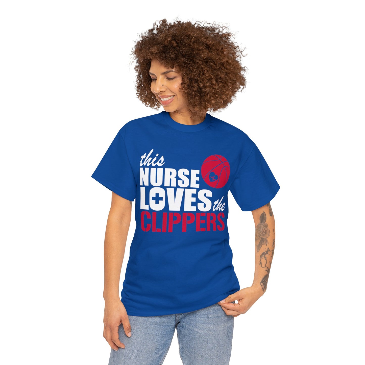 Stylish 'This Nurse Loves the Clippers' T-Shirt