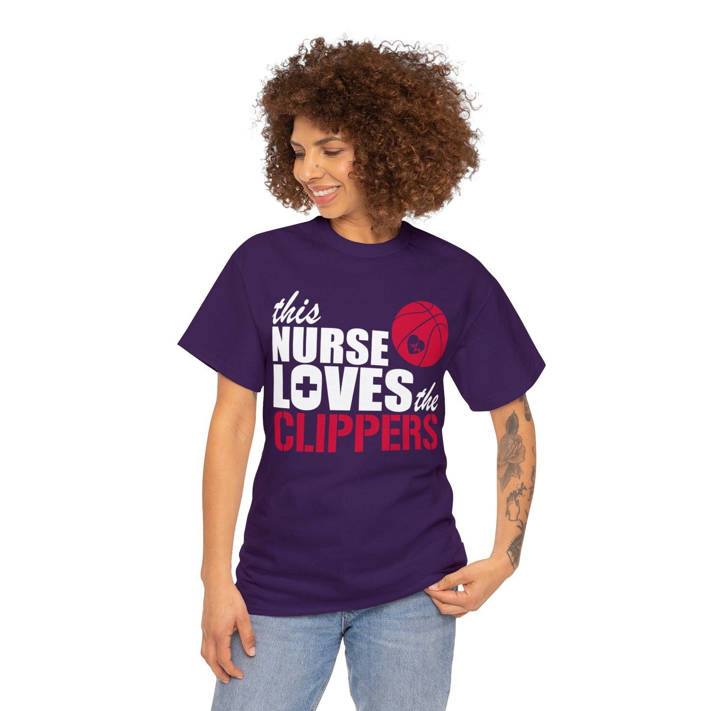 Stylish 'This Nurse Loves the Clippers' T-Shirt