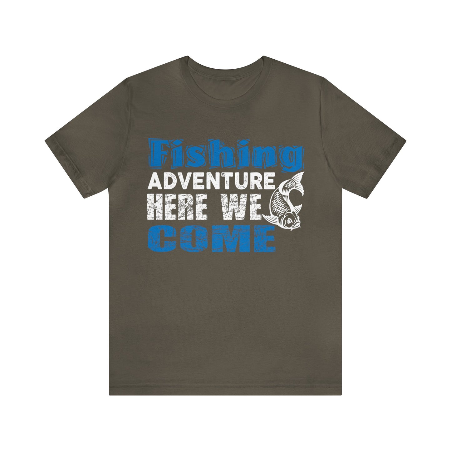 Explore the Waters with Our Exclusive 'Fishing Adventure Here We Come' Day Shirts