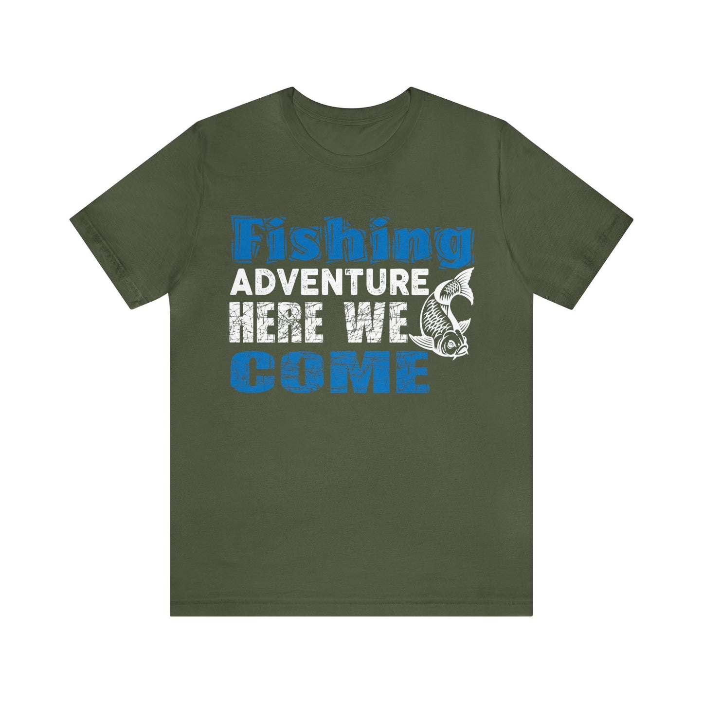 Explore the Waters with Our Exclusive 'Fishing Adventure Here We Come' Day Shirts