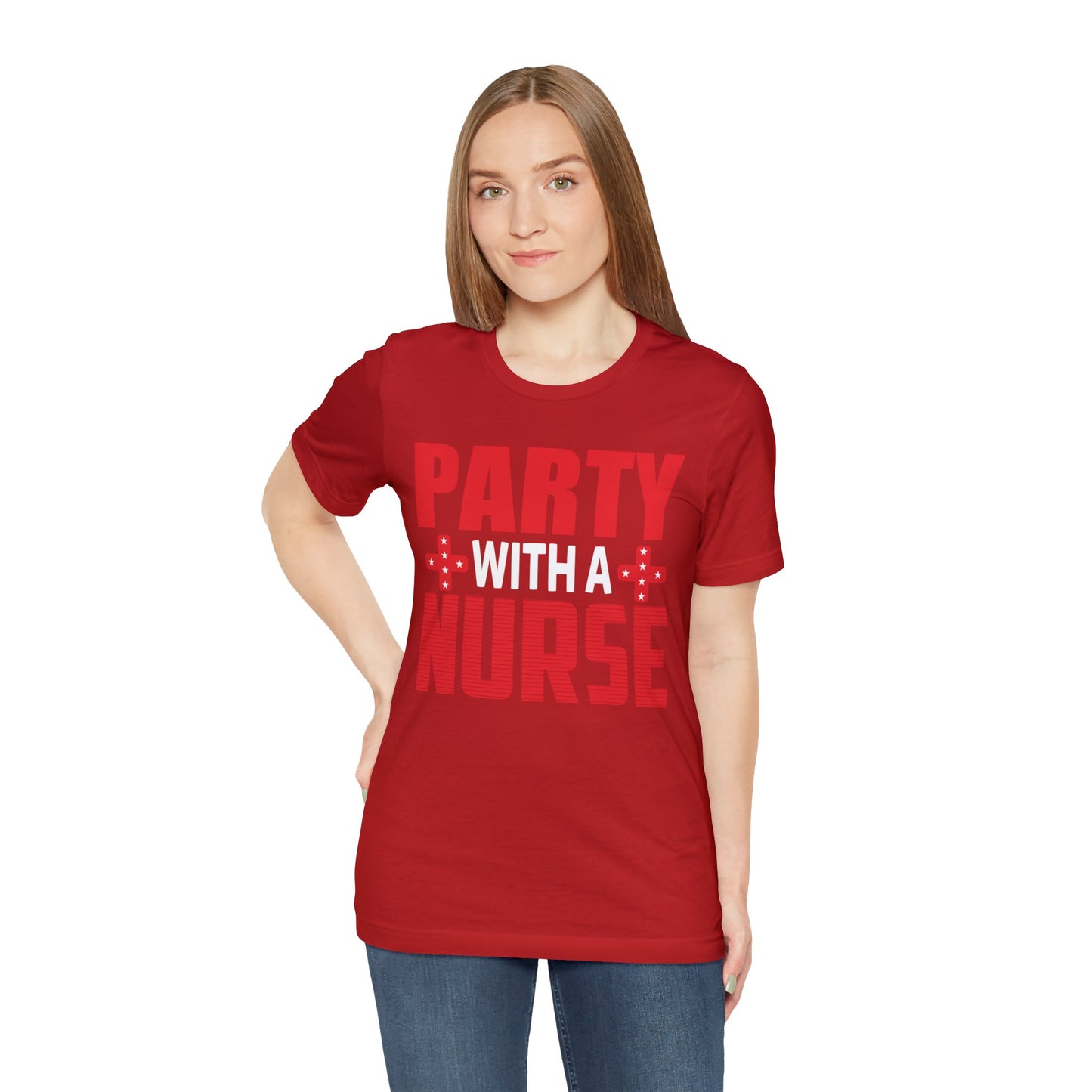 Stylish 'Party With Nurse' T-Shirts - Celebrate in Comfort and Fashion!