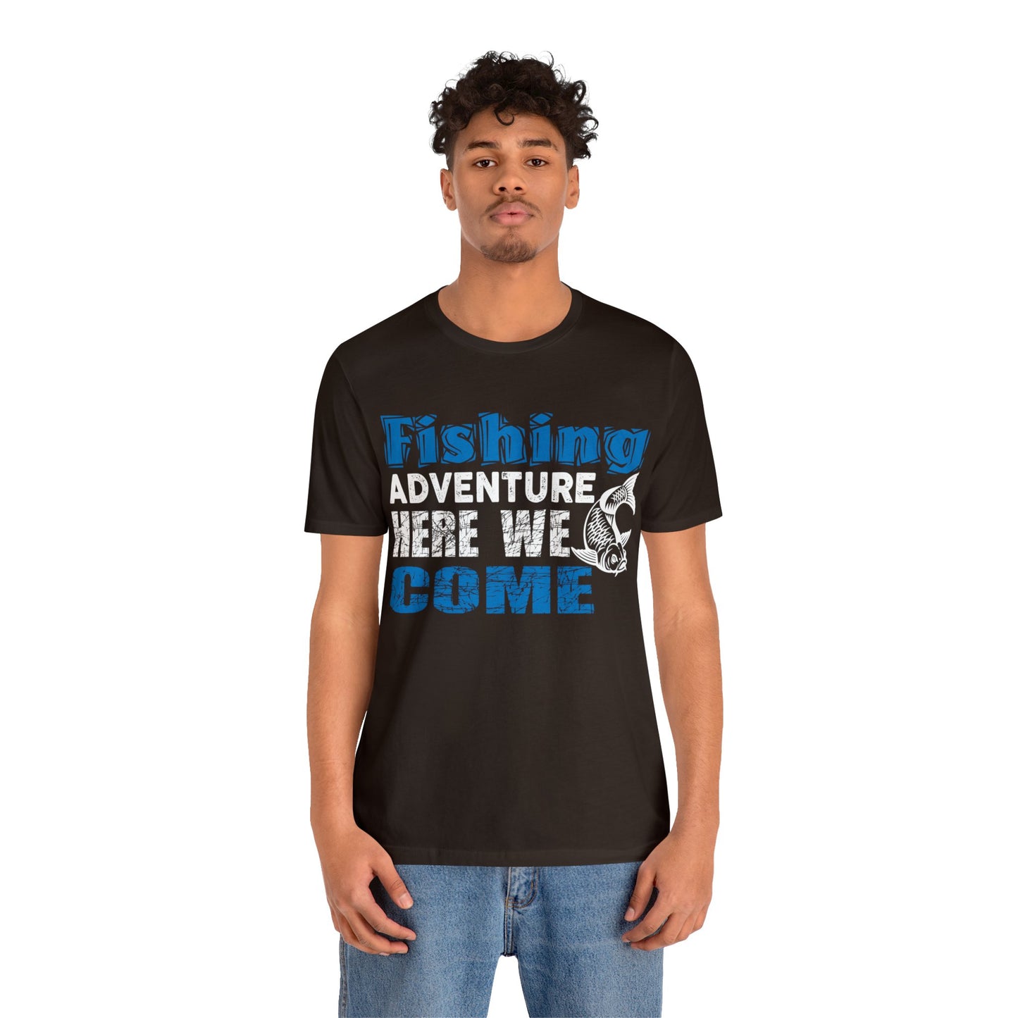 Explore the Waters with Our Exclusive 'Fishing Adventure Here We Come' Day Shirts