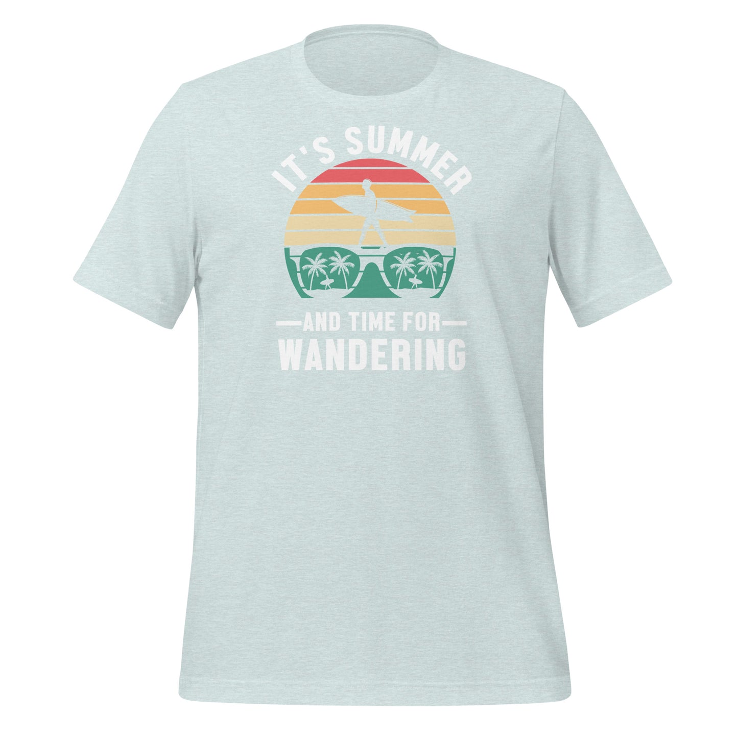 Summer Wanderlust: Embrace Adventure with Our 'It's Summer and Time for Wandering' T-shirt!