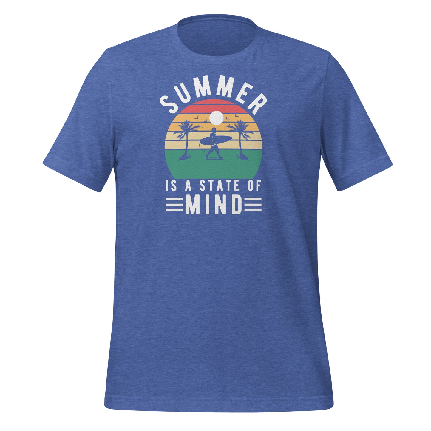 Stay Cool: Embrace Summer Vibes with our 'Summer is a State of Mind' T-Shirt Collection!