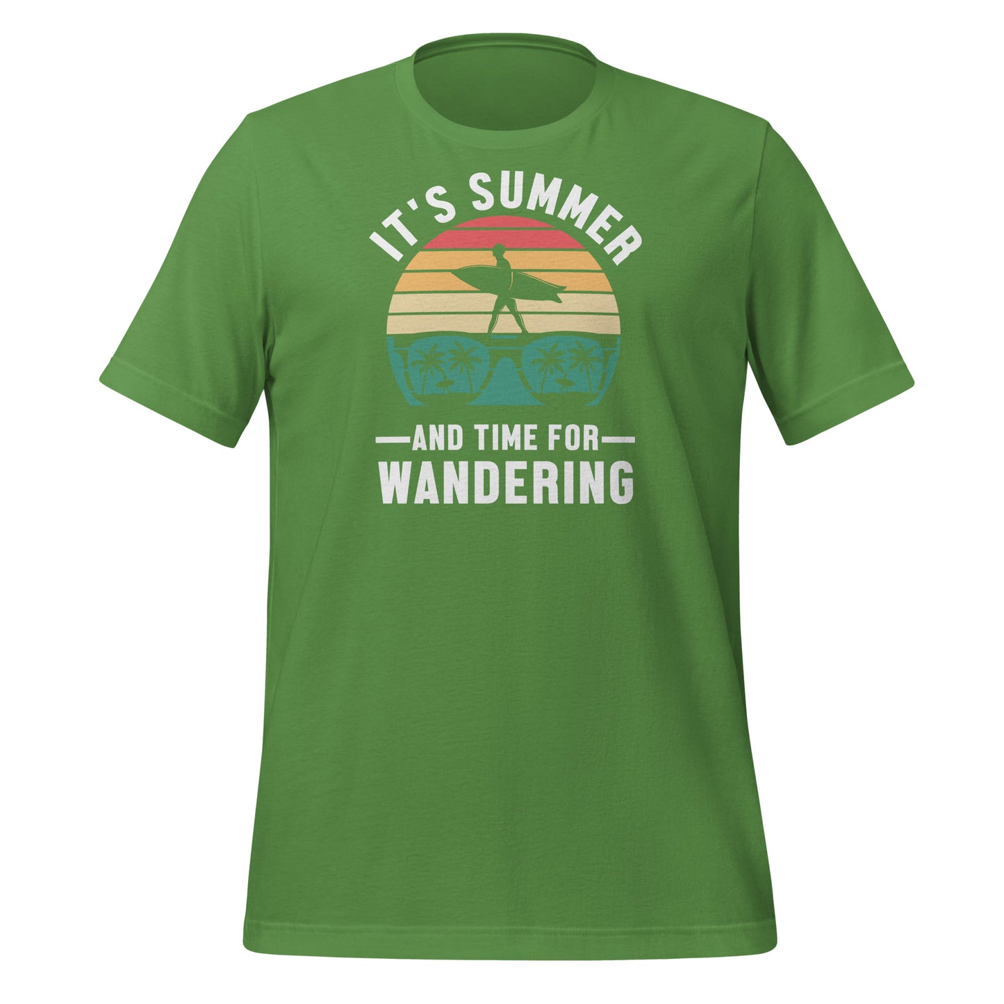 Summer Wanderlust: Embrace Adventure with Our 'It's Summer and Time for Wandering' T-shirt!