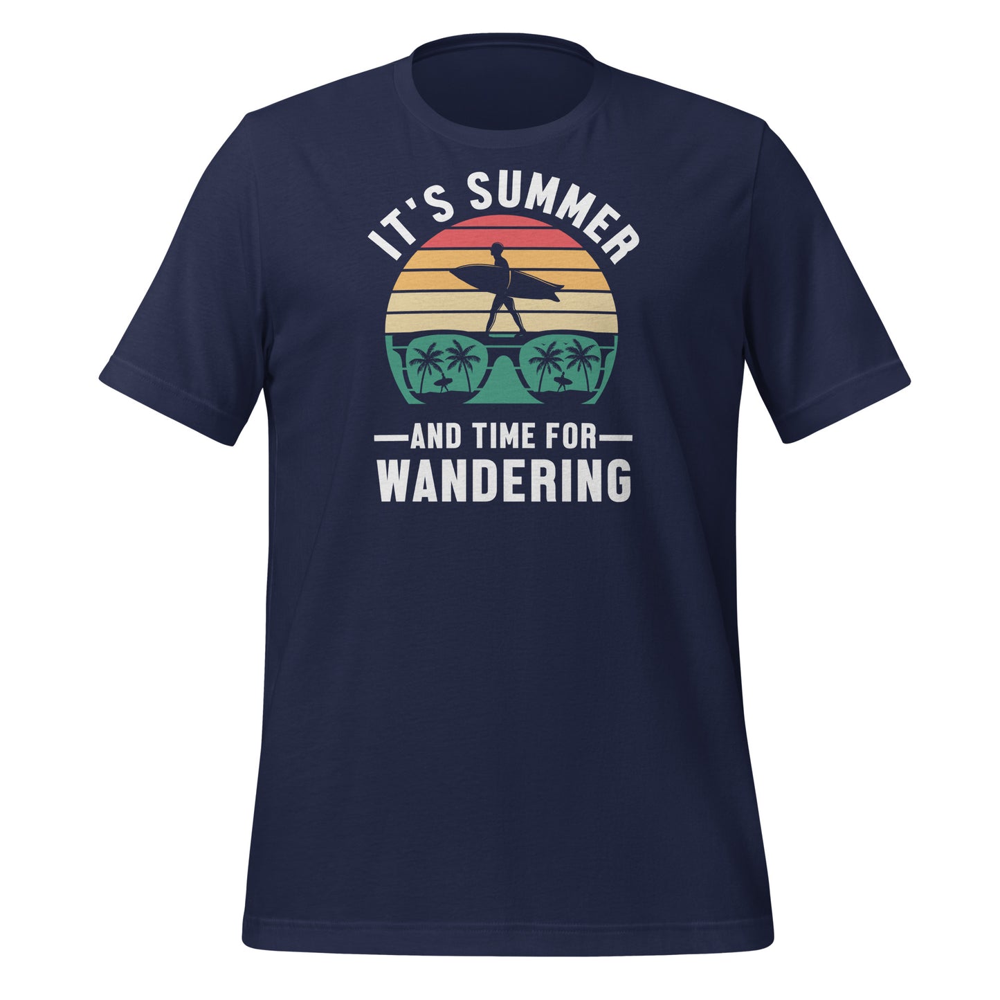 Summer Wanderlust: Embrace Adventure with Our 'It's Summer and Time for Wandering' T-shirt!