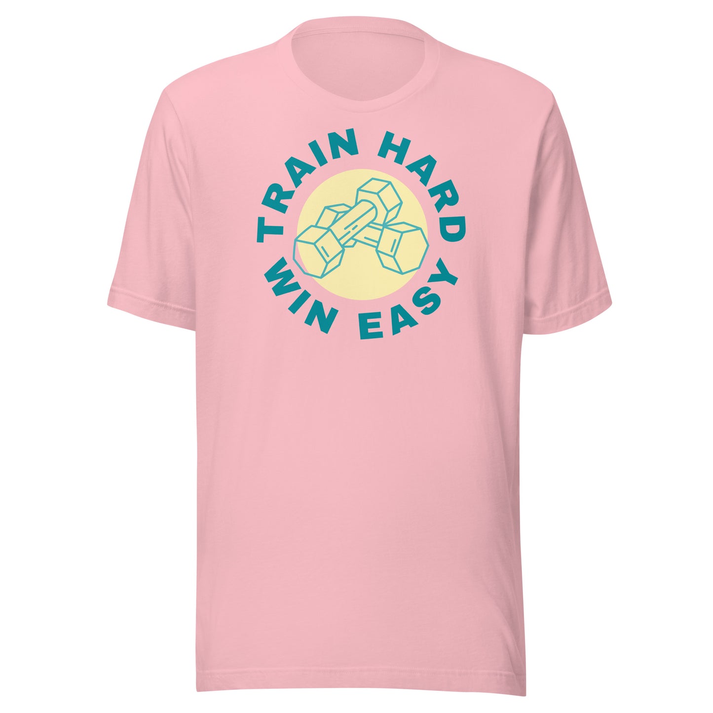 Train Hard, Win Easy - Premium Workout T-Shirts