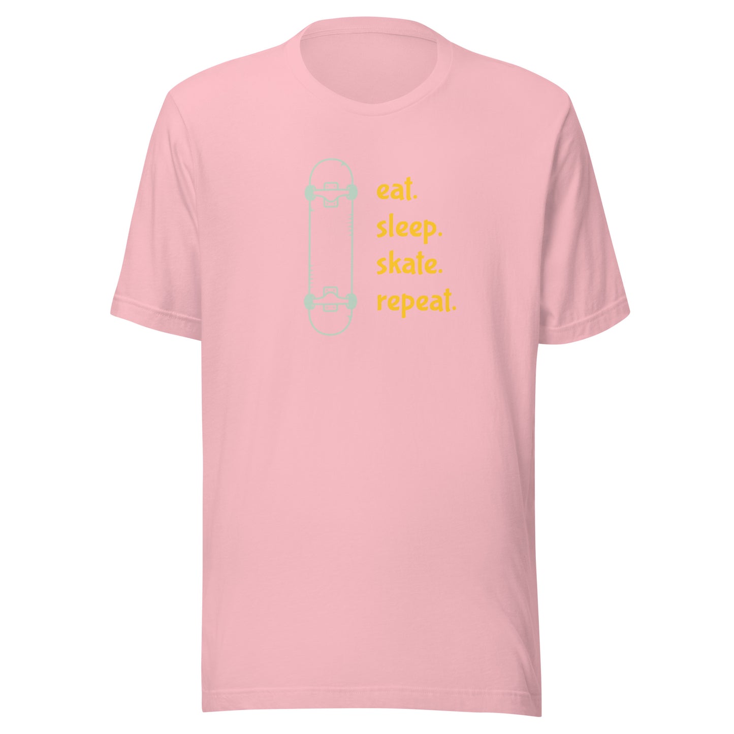 Eat Sleep Skate Repet T-Shirt - Stylish Gear for Skaters!