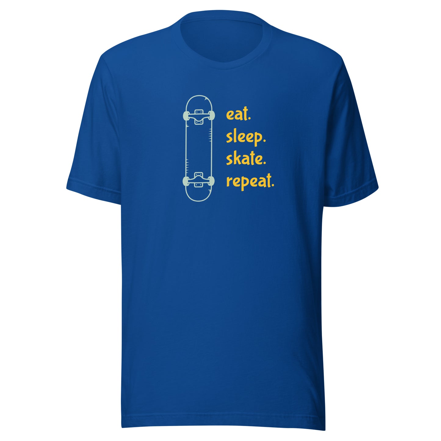 Eat Sleep Skate Repet T-Shirt - Stylish Gear for Skaters!