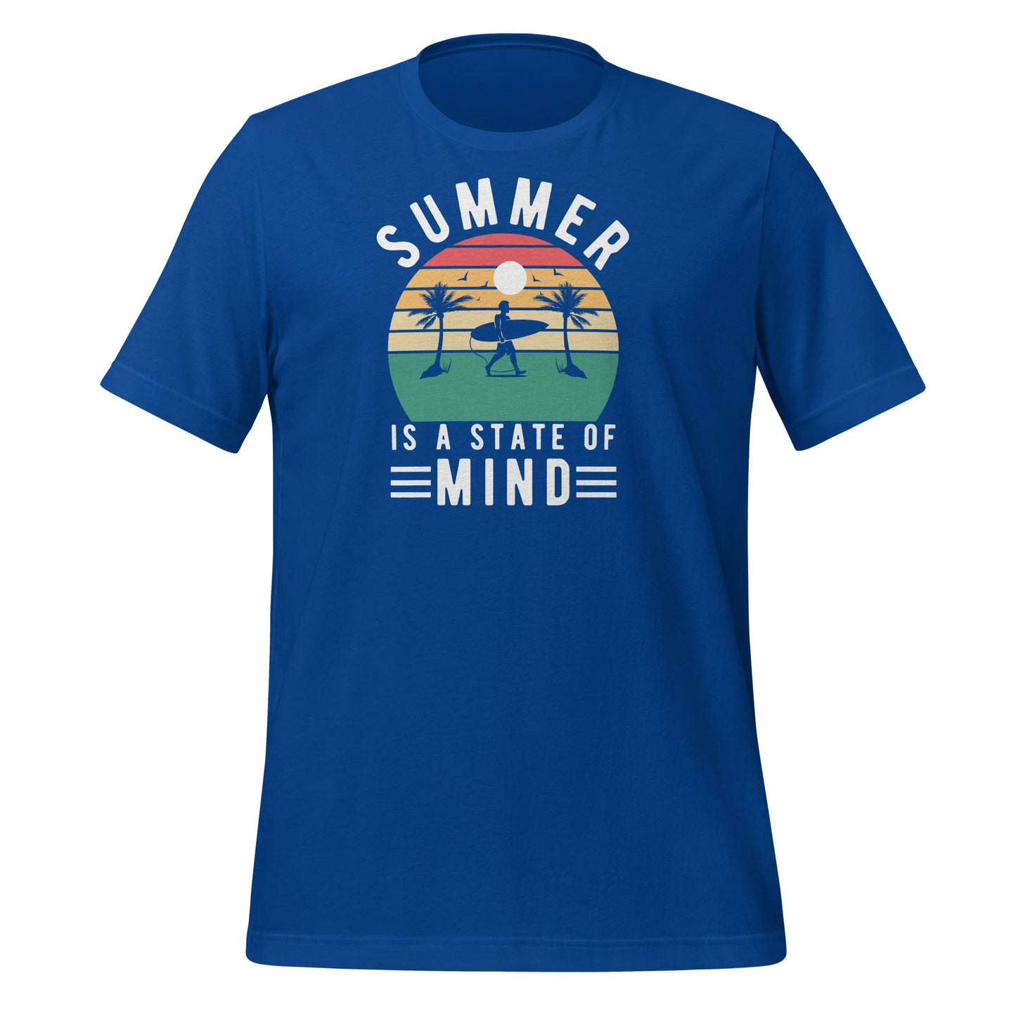 Stay Cool: Embrace Summer Vibes with our 'Summer is a State of Mind' T-Shirt Collection!