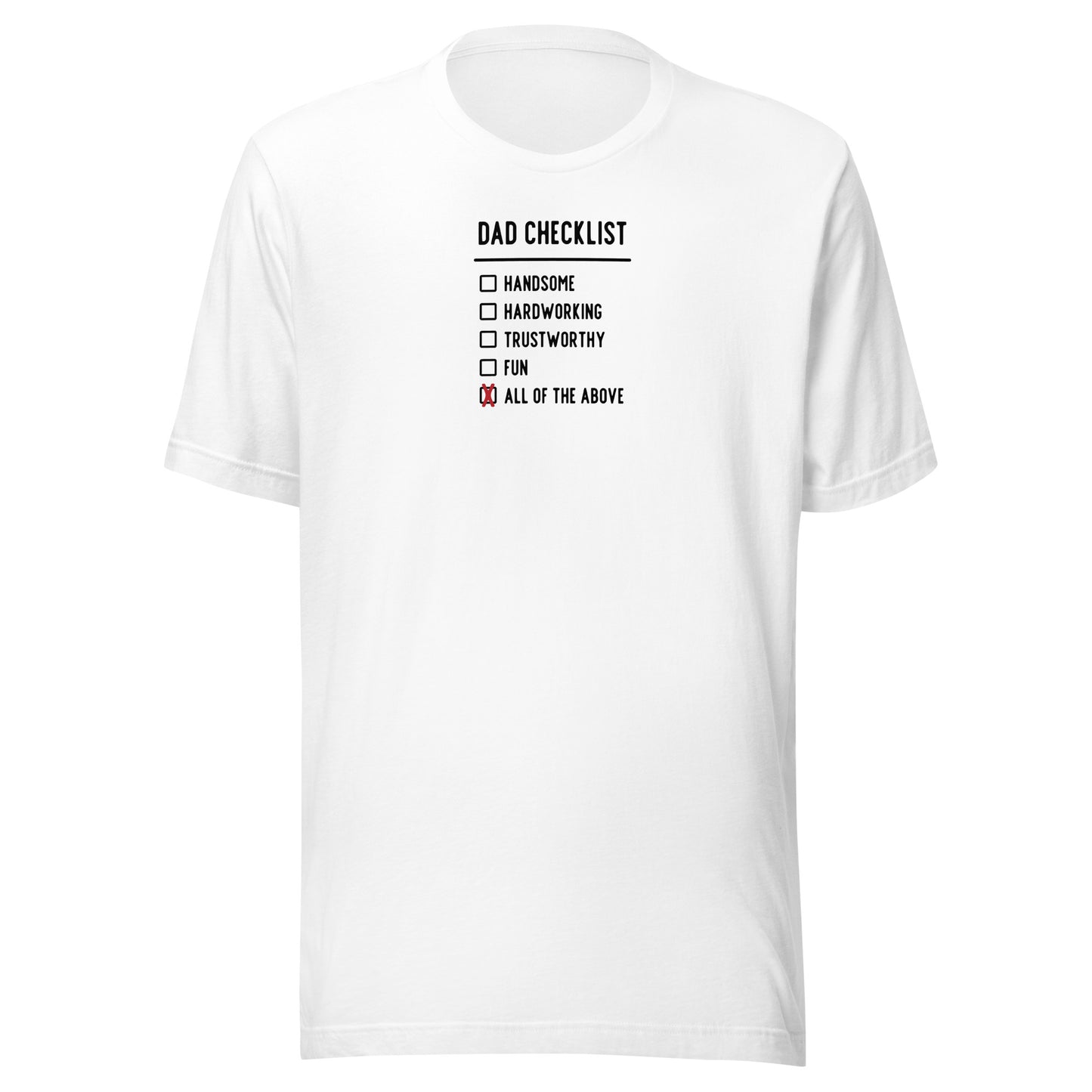 Dad Checklist T shirt