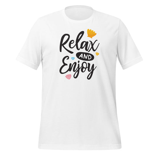 Relax and Enjoy Graphic Tee - Shop Now!