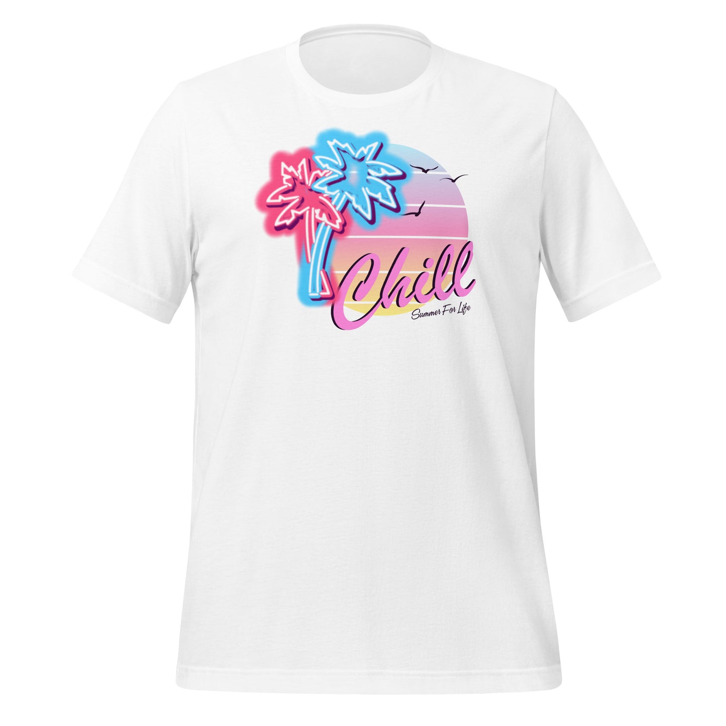 Stay Cool All Season Long with Our 'Chill Summer for Life' T-Shirt – Perfect for Relaxing Days and Vibrant Nights!