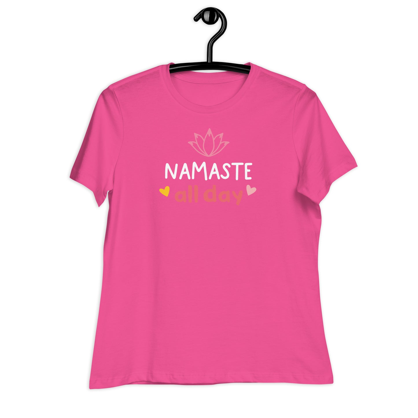 Namaste All Day' Yoga Lover T-Shirt – Perfect for Your Serene Style!