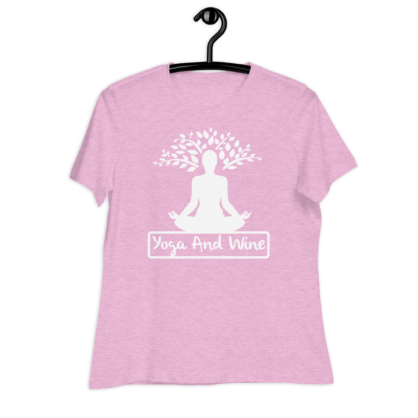 Yoga And Wine - Women's Relaxed T-Shirt