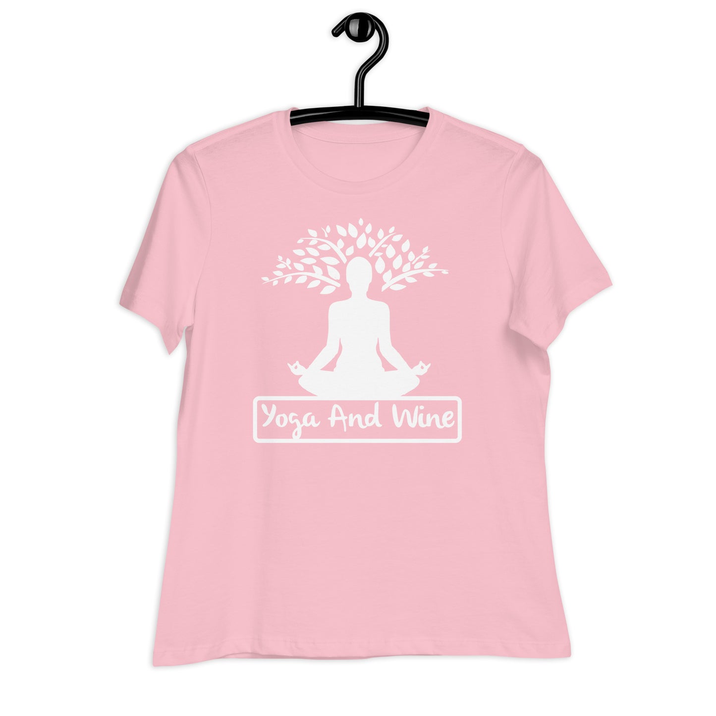 Yoga And Wine - Women's Relaxed T-Shirt